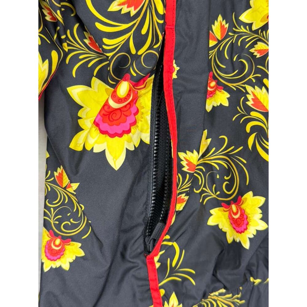 Nike Sportswear Windrunner Women's Printed Jacket Gym Casual Black/Yellow/Red M - Picture 6 of 14